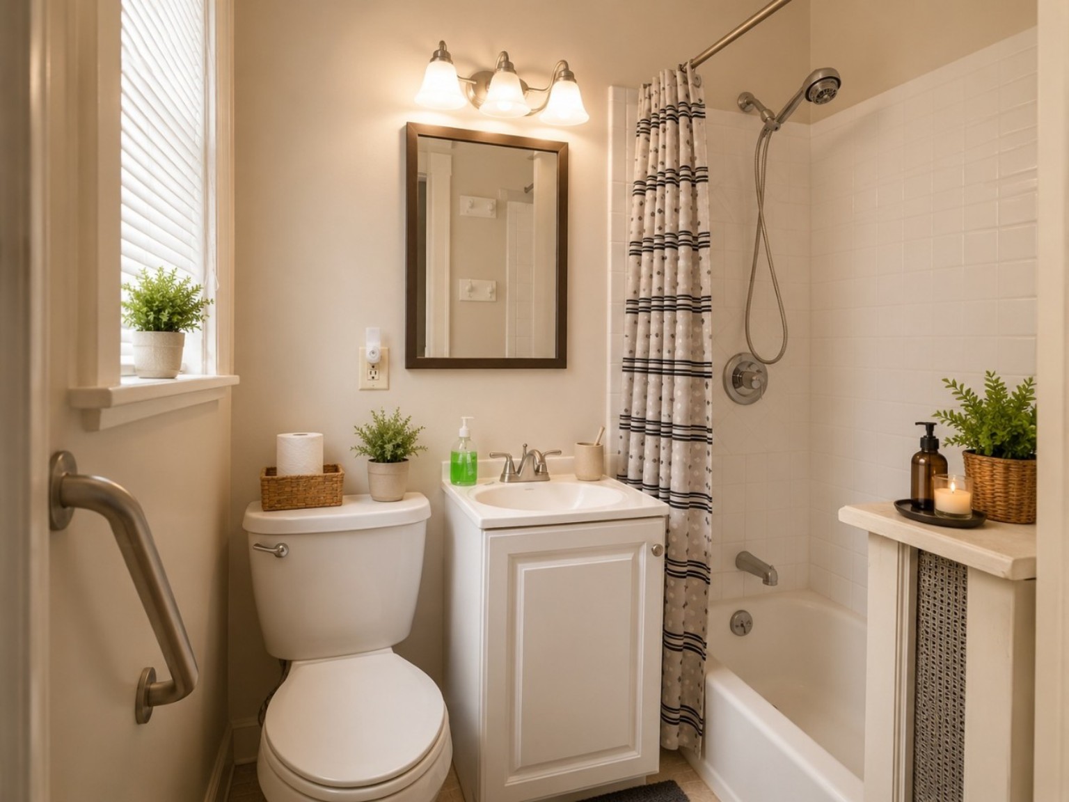 Bathroom at 208 Duane Street